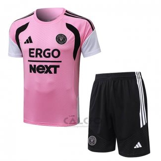Tuta da Track Inter Miami Manica Corta 2026-2027 Rosa - Pantaloncini