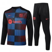 Tuta da Track di Felpa FC Barcellona 2024-2025 Nero