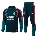 Tuta da Track di Felpa Real Madrid Bambino 2026-2027 Verde