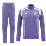 Tuta da Track di Giacca Manchester United 2025-2026 Purpura