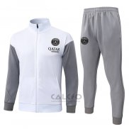 Tuta da Track di Giacca Paris Saint-Germain 2026-2027 Bianco