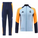 Tuta da Track di Giacca Real Madrid 2024-2025 Grigio