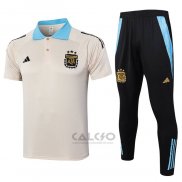 Conjunto Polo Argentina 2024-2025 Giallo