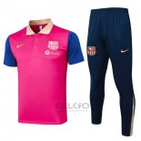Conjunto Polo FC Barcellona 2024-2025 Rosso
