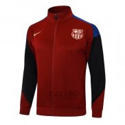 Giacca FC Barcellona 2024-2025 Rosso e Blu