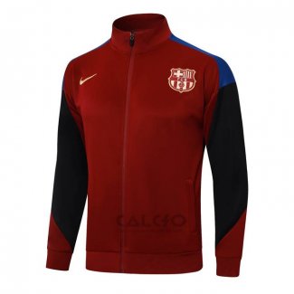 Giacca FC Barcellona 2024-2025 Rosso e Blu