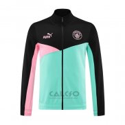 Giacca Manchester City 2024-2025 Nero e Verde