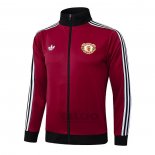 Giacca Manchester United 2024-2025 Rosso Scuro