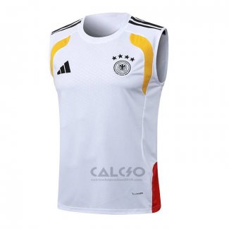 Maglia Allenamento Germania Senza Maniche 2025-2026 Bianco