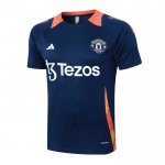Maglia Allenamento Manchester United 2024-2025 Blu