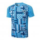 Maglia Allenamento Olympique Marsiglia 2024-2025 Blu