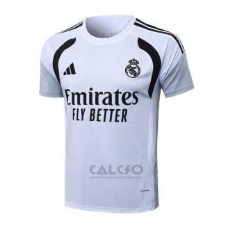 Maglia Allenamento Real Madrid 2025-2026 Bianco