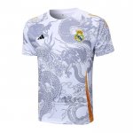 Maglia Allenamento Real Madrid Dragon 2024-2025 Bianco