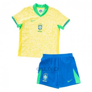 Maglia Brasile Home Bambino 2024