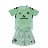 Maglia Manchester United Portiere Bambino 2025-2026 Verde