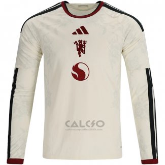 Maglia Manchester United Third Manica Lunga 2026-2027