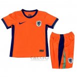 Maglia Paesi Bassi Home Bambino 2024