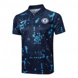 Maglia Polo Chelsea 2024-2025 Blu Scuro