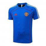 Maglia Polo Manchester United 2025-2026 Blu