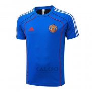 Maglia Polo Manchester United 2025-2026 Blu