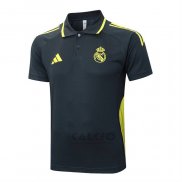 Maglia Polo Real Madrid 2025-2026 Grigio Scuro