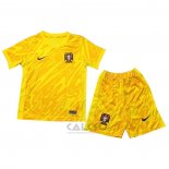 Maglia Portogallo Portiere Bambino 2024 Giallo