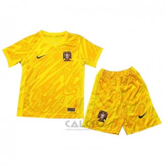 Maglia Portogallo Portiere Bambino 2024 Giallo