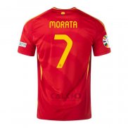 Maglia Spagna Giocatore Morata Home 2024