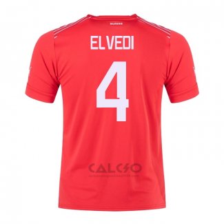 Maglia Svizzera Giocatore Elvedi Home 2022