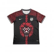 Maglia FC Barcellona Special 2025-2026 Nero Rosso Thailandia
