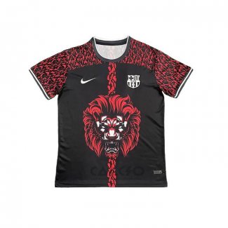 Maglia FC Barcellona Special 2025-2026 Nero Rosso Thailandia