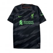 Maglia Liverpool Portiere 2023-2024 Nero Thailandia