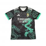 Maglia Real Madrid Dragon 2025-2026 Nero Thailandia