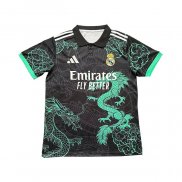 Maglia Real Madrid Dragon 2025-2026 Nero Thailandia
