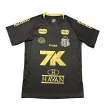 Maglia Santos Special 2025 Nero Oro Thailandia