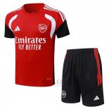 Tuta da Track Arsenal Manica Corta 2026-2027 Rosso - Pantaloncini