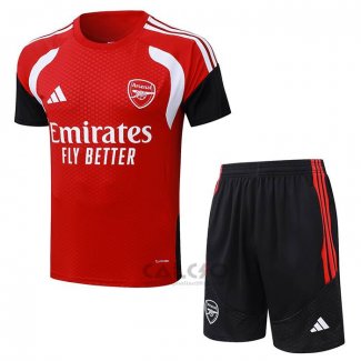 Tuta da Track Arsenal Manica Corta 2026-2027 Rosso - Pantaloncini