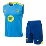 Tuta da Track FC Barcellona Senza Maniche 2025-2026 Blu