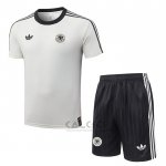 Tuta da Track Germania Manica Corta 2026-2027 Crema - Pantaloncini