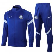 Tuta da Track Giacca Chelsea 2020-2021 Blu Navy