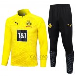 Tuta da Track di Felpa Borussia Dortmund 2023-2024 Giallo