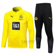 Tuta da Track di Felpa Borussia Dortmund 2023-2024 Giallo