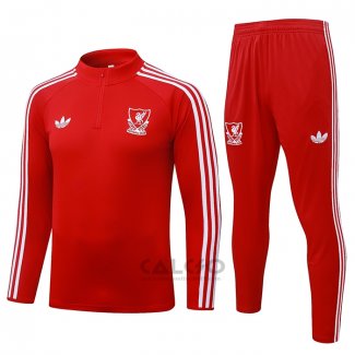 Tuta da Track di Felpa Liverpool 2026-2027 Rosso