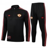 Tuta da Track di Felpa Manchester United 2025-2026 Nero