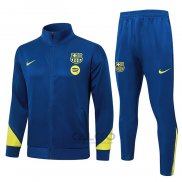 Tuta da Track di Giacca FC Barcellona 2026-2027 Blu Giallo