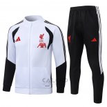 Tuta da Track di Giacca Liverpool Bambino 2026-2027 Bianco