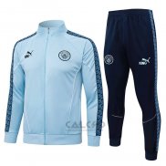 Tuta da Track di Giacca Manchester City Bambino 2025-2026 Blu