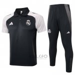 Conjunto Polo Real Madrid 2024-2025 Grigio