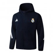 Giacca con Cappuccio Real Madrid 2025-2026 Nero