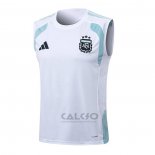 Maglia Allenamento Argentina Senza Maniche 2025-2026 Bianco